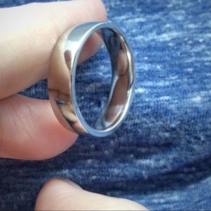 Platinum Low Dome Comfort Fit Wedding Ring 10.5